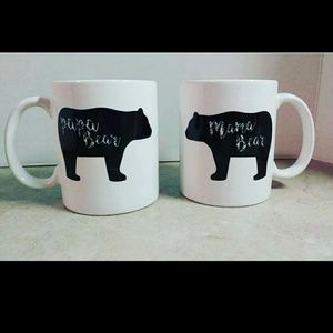 Papa & Mama Bear Couples Mug Set